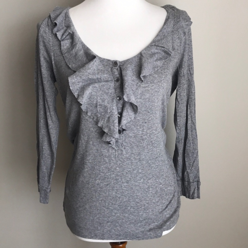 -J. Crew- Fringe with buttons top!